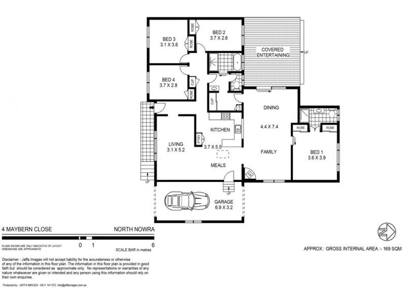 4 Maybern Close, North Nowra NSW 2541 Floorplan
