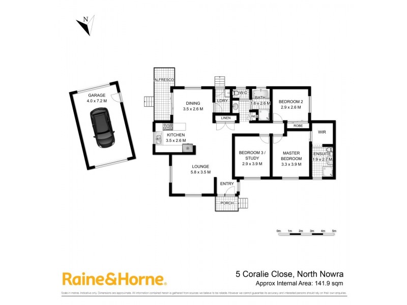 5 Coralie Close, North Nowra NSW 2541 Floorplan