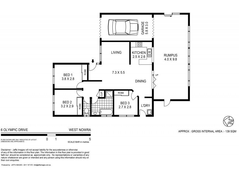 6 Olympic Drive, West Nowra NSW 2541 Floorplan