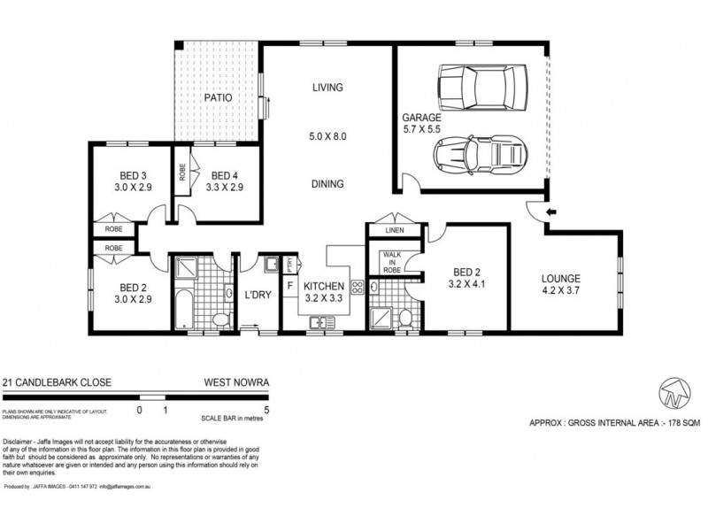21 Candlebark Close, West Nowra NSW 2541 Floorplan
