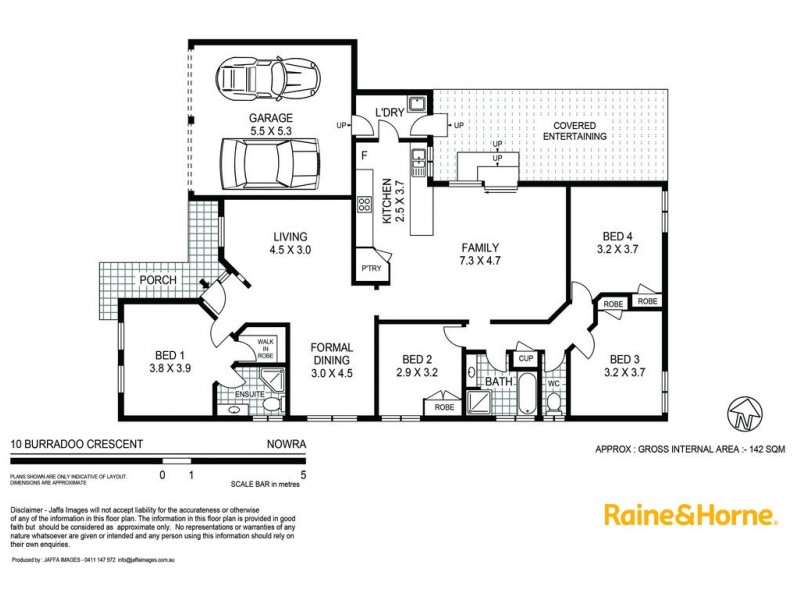 10 BURRADOO CRESCENT, Nowra NSW 2541 Floorplan