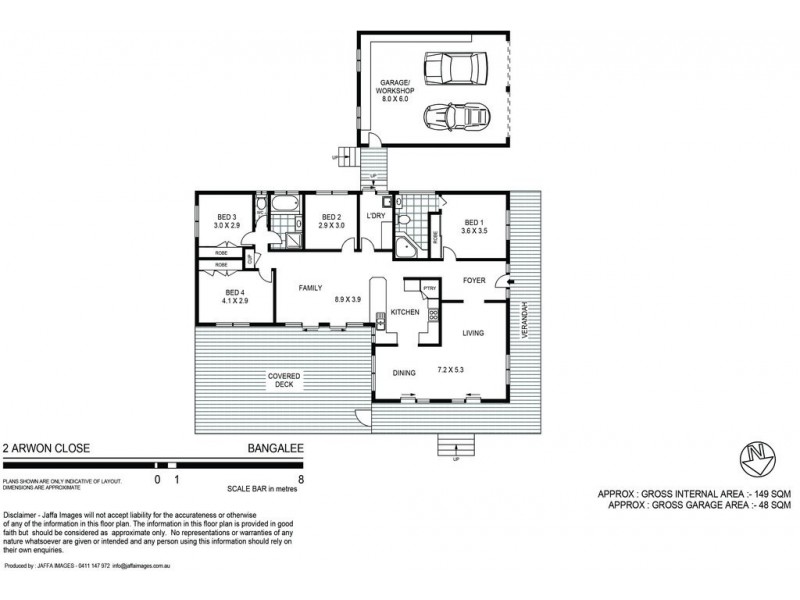 2 Arwon Close, Bangalee NSW 2541 Floorplan