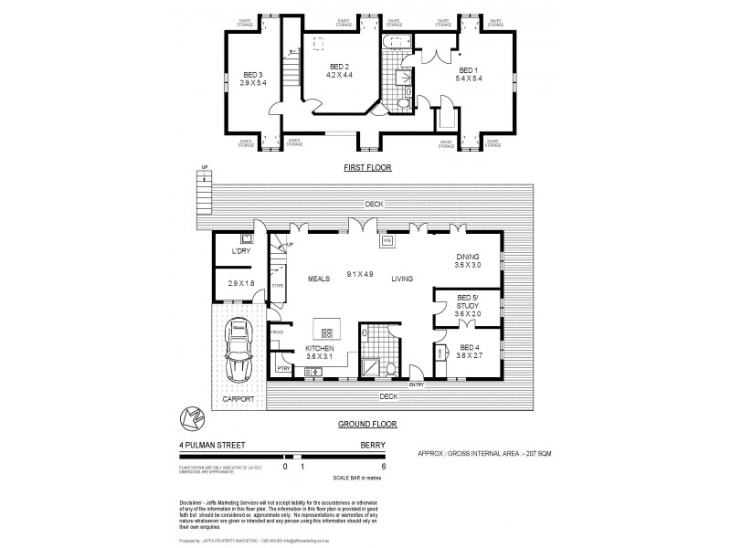 4 Pulman Street, Berry NSW 2535 Floorplan
