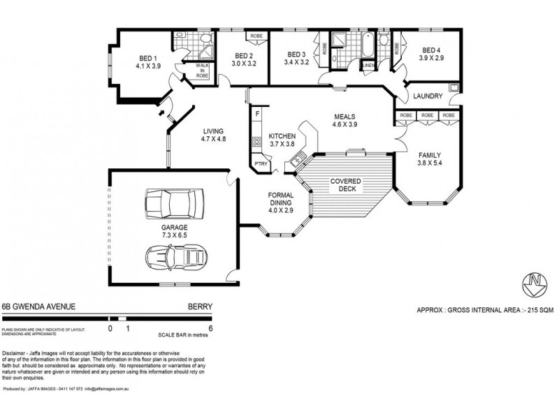 6A Gwenda Ave, Berry NSW 2535 Floorplan
