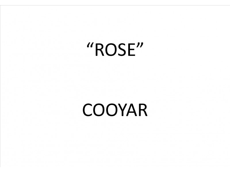 . ROSE, Cooyar QLD 4402