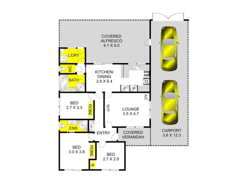 12 Caramut Court, Corio VIC 3214 Floorplan