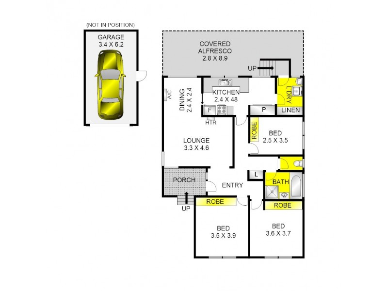 43 Kanooka Drive, Corio VIC 3214 Floorplan