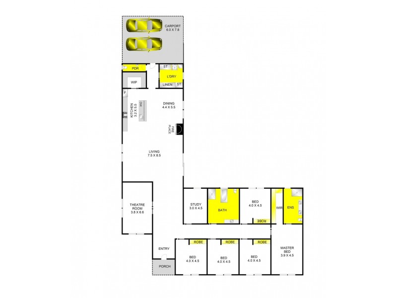 2/2134 Ballan Road, Anakie VIC 3221 Floorplan