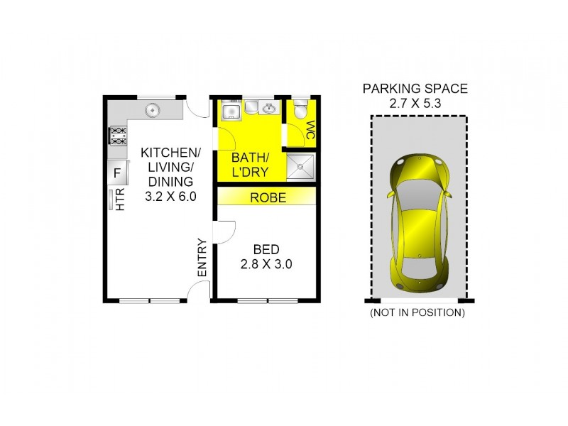 6/30 Albert Street, Geelong West VIC 3218 Floorplan