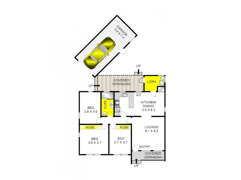 97 Vermont Avenue, Corio VIC 3214 Floorplan