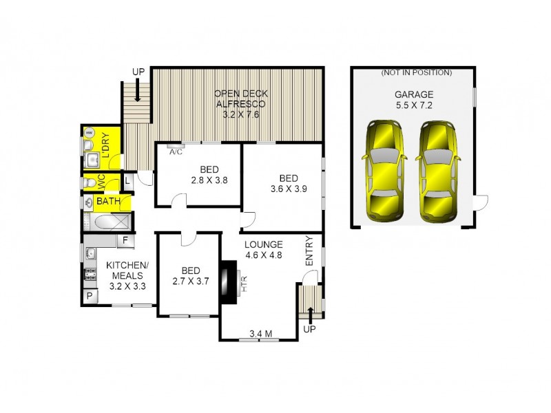 25 Waitara Grove, Norlane VIC 3214 Floorplan