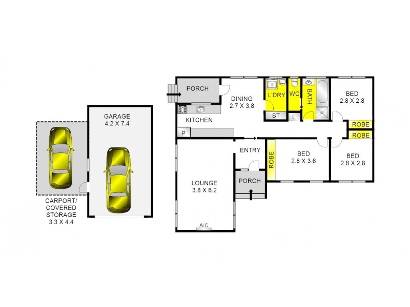39 Carmarthen Drive, Corio VIC 3214 Floorplan