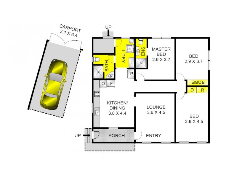 8 Kosciusko Avenue, Corio VIC 3214 Floorplan
