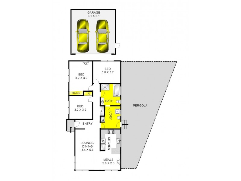96 Hendy Street, Corio VIC 3214 Floorplan