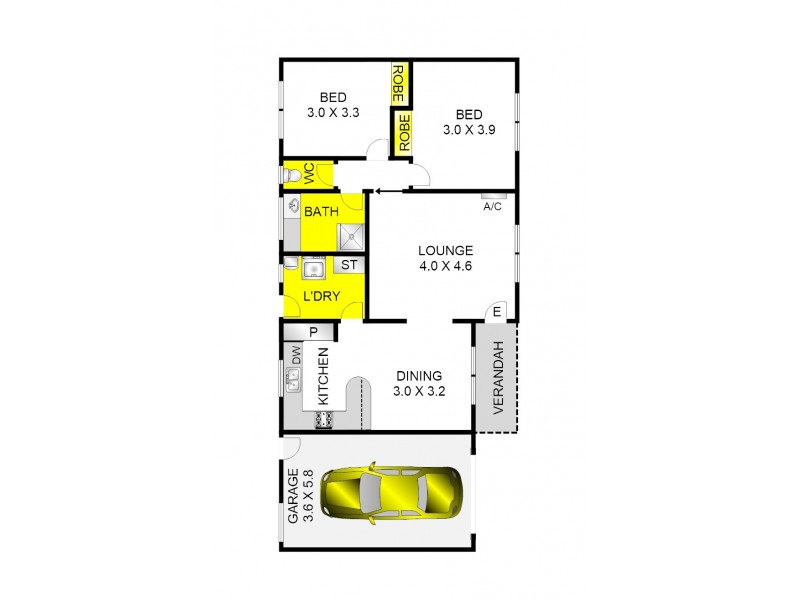 2/85-87 Goldsworthy Road, Corio VIC 3214 Floorplan