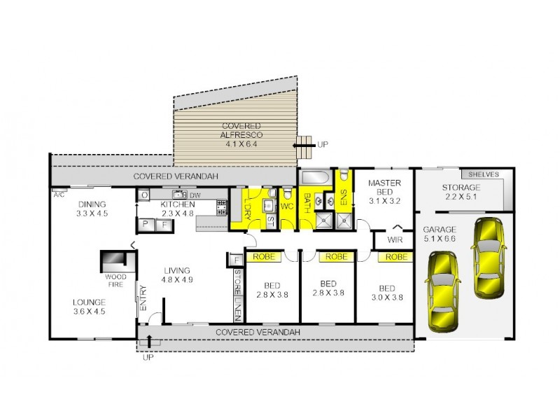 1 Enfield Close, Corio VIC 3214 Floorplan