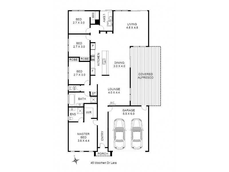 45 Moorhen Drive, Lara VIC 3212 Floorplan