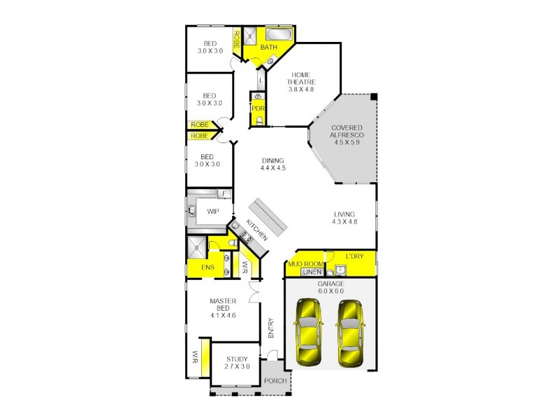 3 Quail Drive, Lara VIC 3212 Floorplan