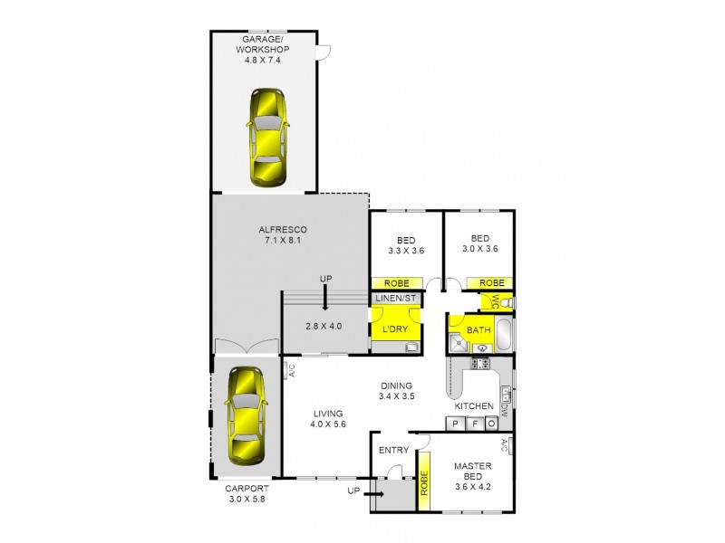 16 Bosbury Street, Norlane VIC 3214 Floorplan