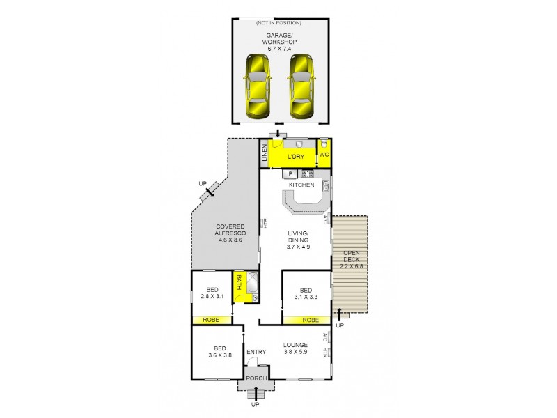 25 Robin Avenue, Norlane VIC 3214 Floorplan