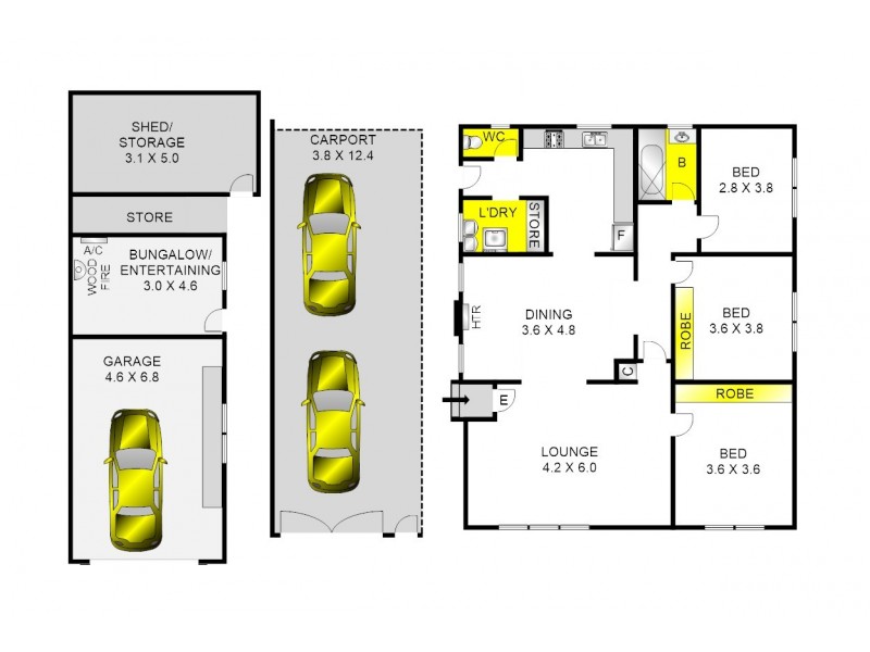 3 Warrawee Avenue, Norlane VIC 3214 Floorplan