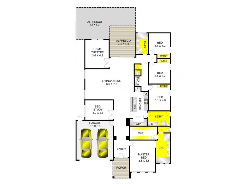 43 Moorhen Drive, Lara VIC 3212 Floorplan