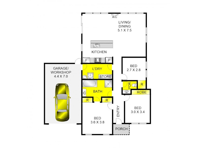 1/8 Talpa Crescent, Corio VIC 3214 Floorplan
