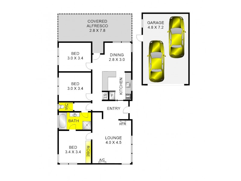 11 Horne Square, Corio VIC 3214 Floorplan