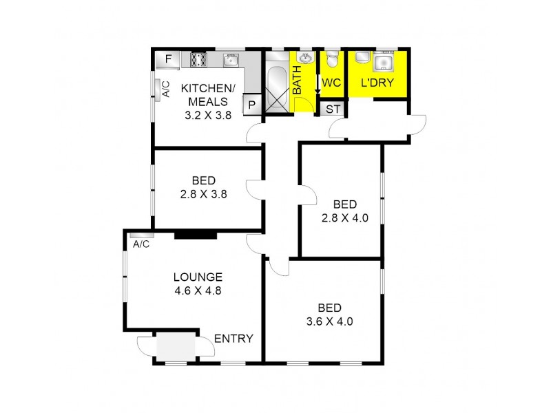 70 Rose Avenue, Norlane VIC 3214 Floorplan