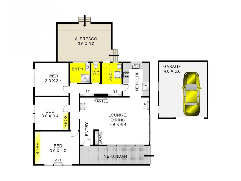 21 Plume Street, Norlane VIC 3214 Floorplan