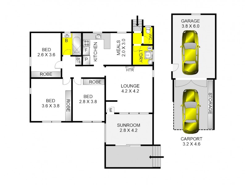 16 Zinnia Street, Norlane VIC 3214 Floorplan