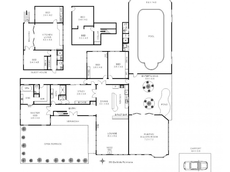 563 De Motts Road, Anakie VIC 3221 Floorplan