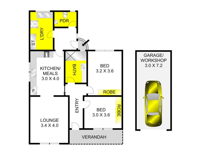 12 Walsgott Street, North Geelong VIC 3215 Floorplan