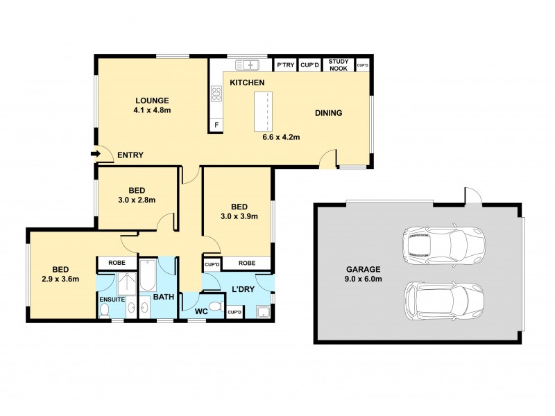3 Kantara Crescent, Lara VIC 3212 Floorplan