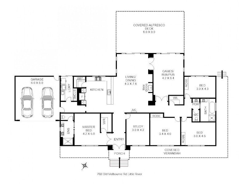 760 Old Melbourne Road, Little River VIC 3211 Floorplan