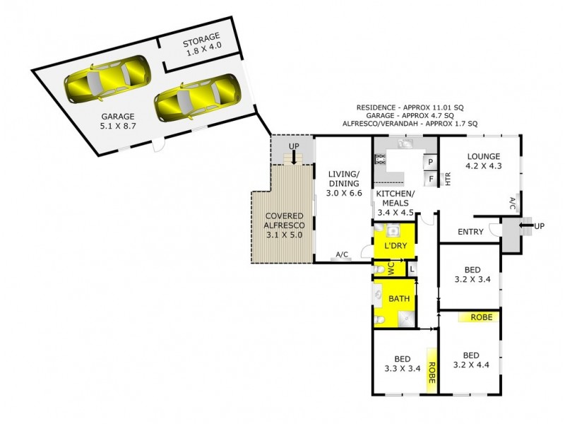 39 Kosciusko Avenue, Corio VIC 3214 Floorplan