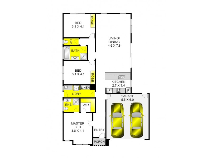 27 Streeton Close, Corio VIC 3214 Floorplan