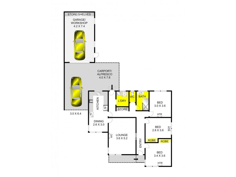 11 Fiona Avenue, Corio VIC 3214 Floorplan