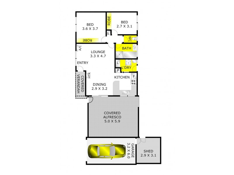 3/24-26 Merlin Crescent, Corio VIC 3214 Floorplan