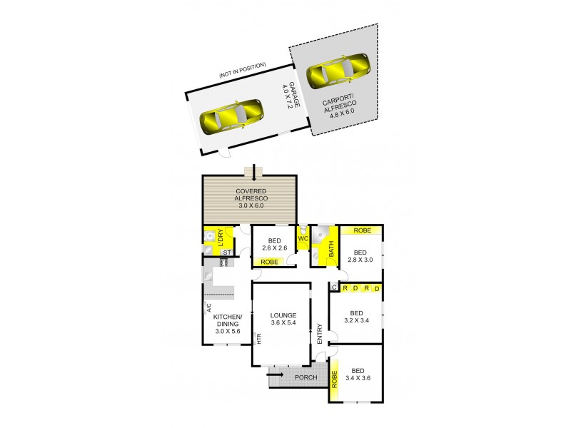 40 Olympic Avenue, Norlane VIC 3214 Floorplan