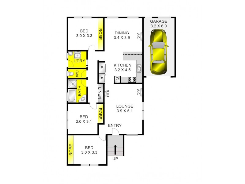 16 Moran Place, Norlane VIC 3214 Floorplan