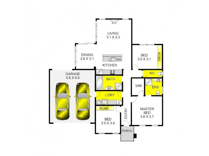 1/4-8 Princess Road, Corio VIC 3214 Floorplan