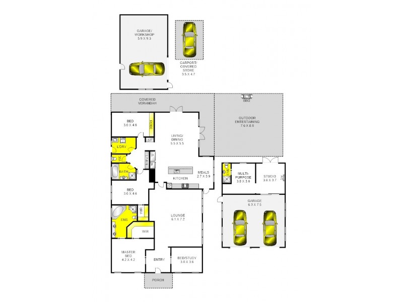 14-16 Blackbird Circuit, Lara VIC 3212 Floorplan