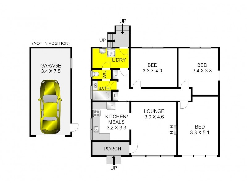 36 Buffalo Avenue, Corio VIC 3214 Floorplan