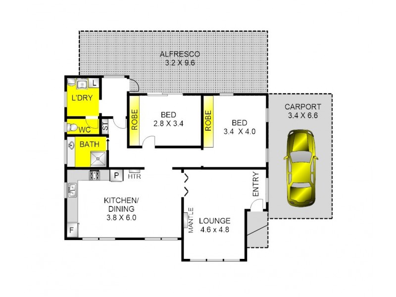 52 Rose Avenue, Norlane VIC 3214 Floorplan