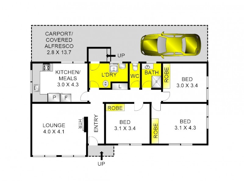 2 Wyoming Avenue, Corio VIC 3214 Floorplan