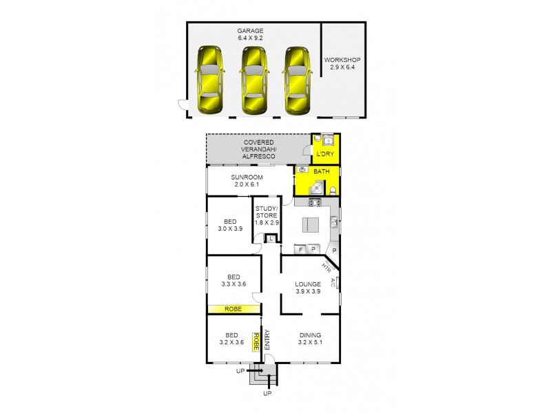 9A Britannia Street, Geelong West VIC 3218 Floorplan