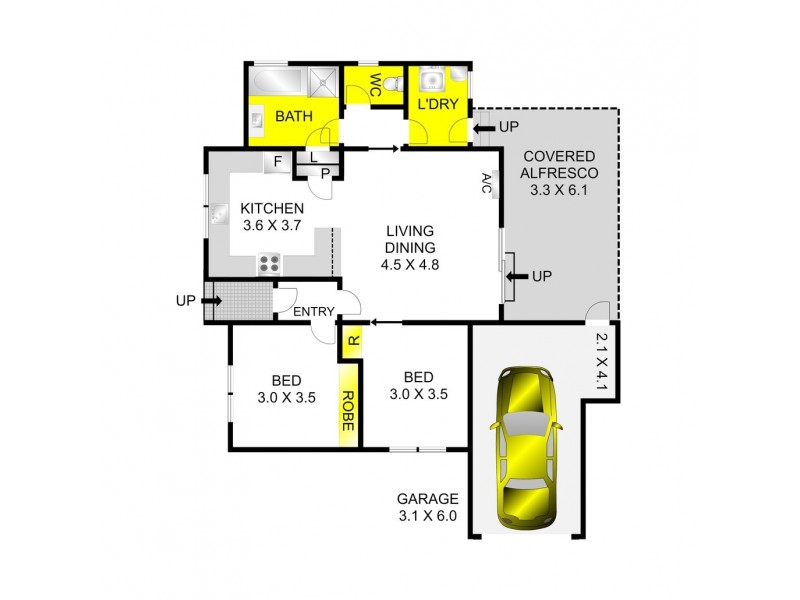 3/9 Beverley Crescent, Lara VIC 3212 Floorplan