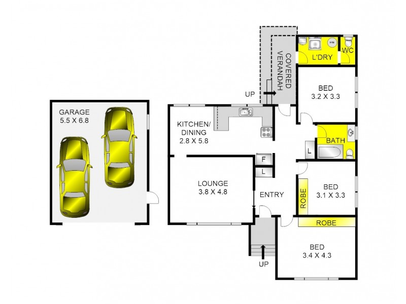 21 Maryland Drive, Corio VIC 3214 Floorplan