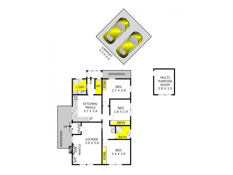 25 Hendy Street, Corio VIC 3214 Floorplan